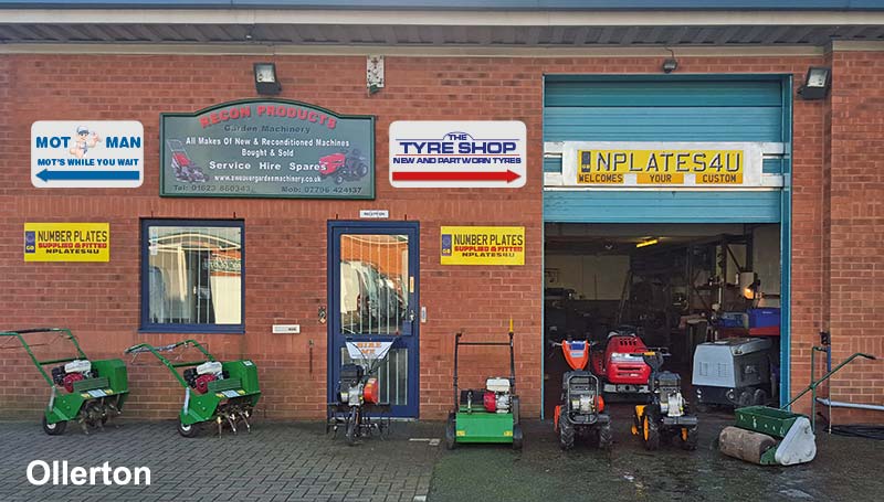 Garden Machinery, sales, service and repairs, spares and hiring of all garden mowers and horticulture equipment, Burton on trent and ollerton