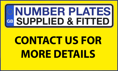 Number Plates supplied, Click here for more details and to visit our website for Nplates4u